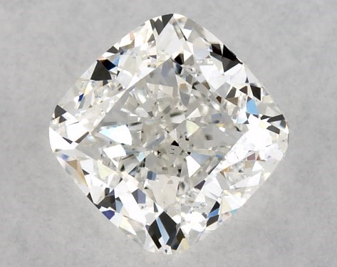 GIA 1.00 Carat H-SI1 Ideal Cut Cushion Modified Diamond